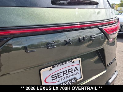 2026 Lexus LX 700h Overtrail
