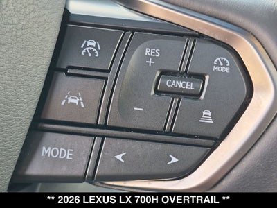 2026 Lexus LX 700h Overtrail
