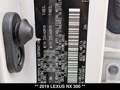 2019 Lexus NX 300 Base