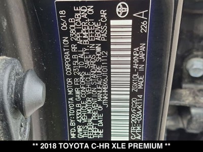 2018 Toyota C-HR XLE