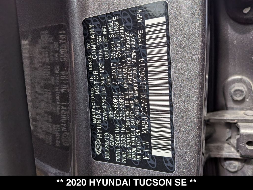 2020 Hyundai Tucson SE
