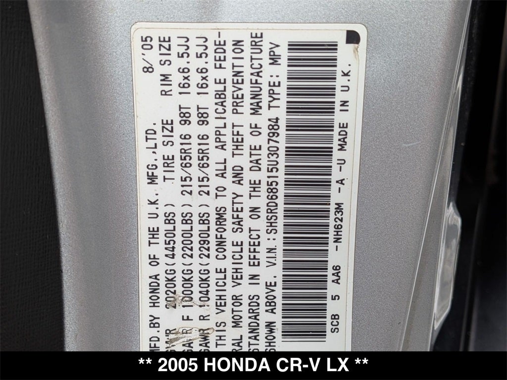 2005 Honda CR-V LX