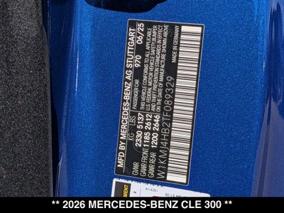 2026 Mercedes-Benz CLE CLE 300 4MATIC®