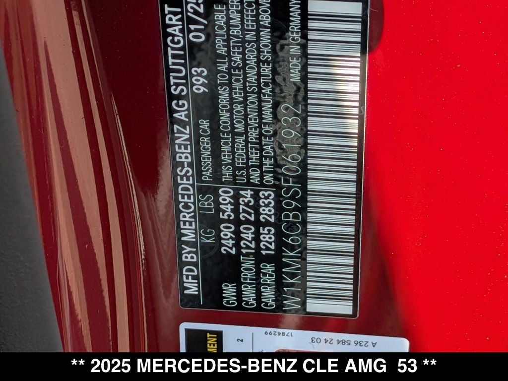 2025 Mercedes-Benz CLE CLE 53 AMG® 4MATIC®