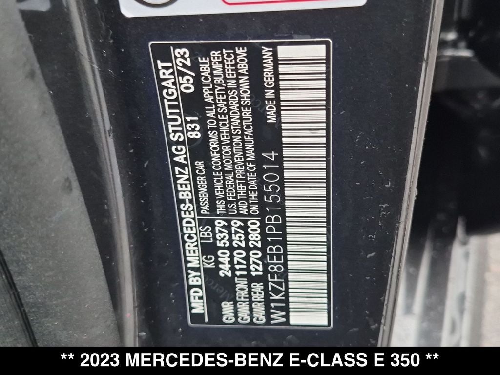 2023 Mercedes-Benz E-Class E 350 4MATIC®