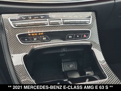 2021 Mercedes-Benz E-Class E 63 S AMG® 4MATIC®