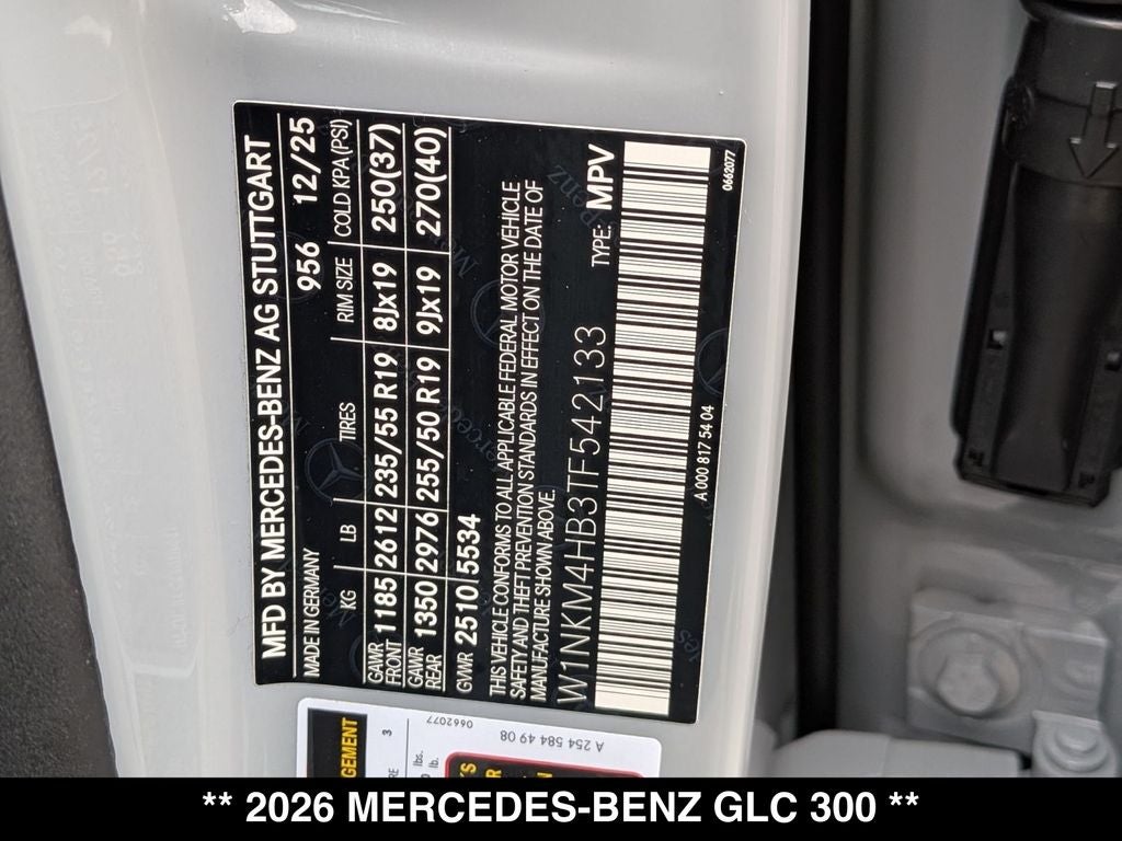 2026 Mercedes-Benz GLC GLC 300 4MATIC®