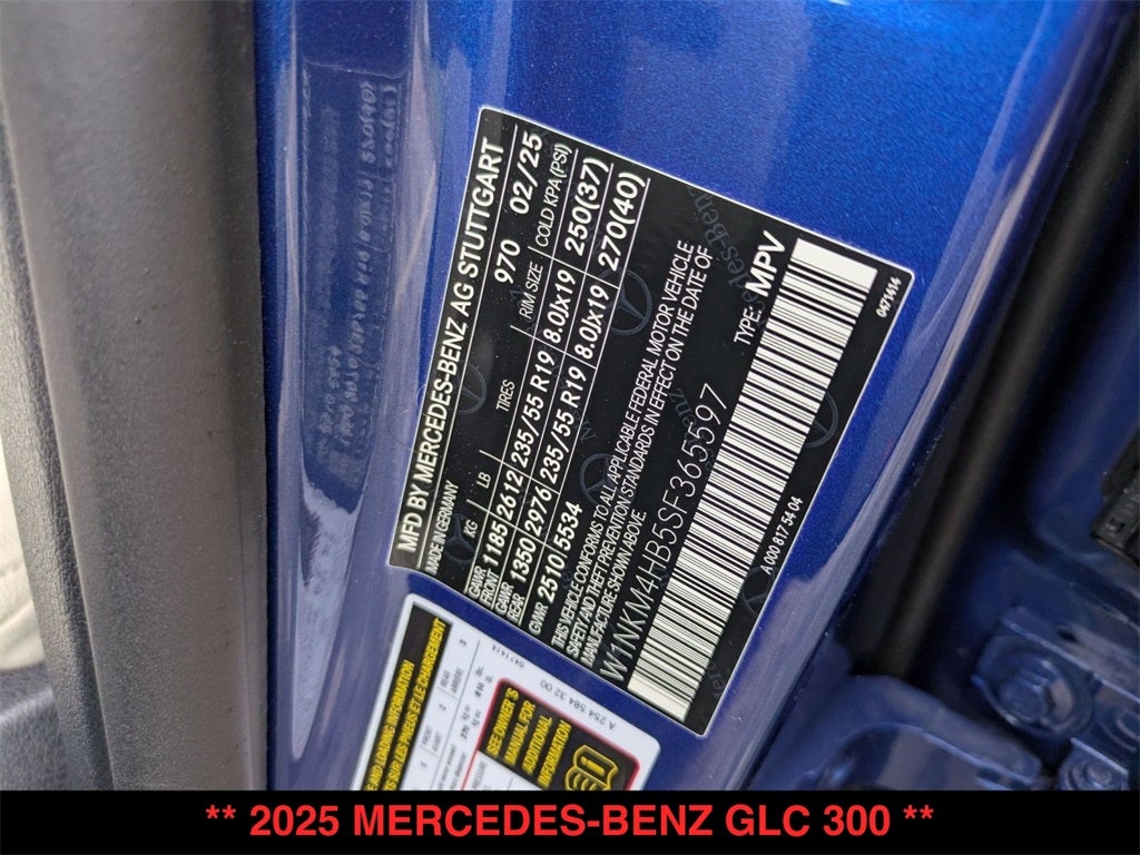 2025 Mercedes-Benz GLC GLC 300 4MATIC®