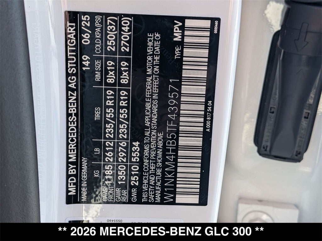 2026 Mercedes-Benz GLC GLC 300 4MATIC®