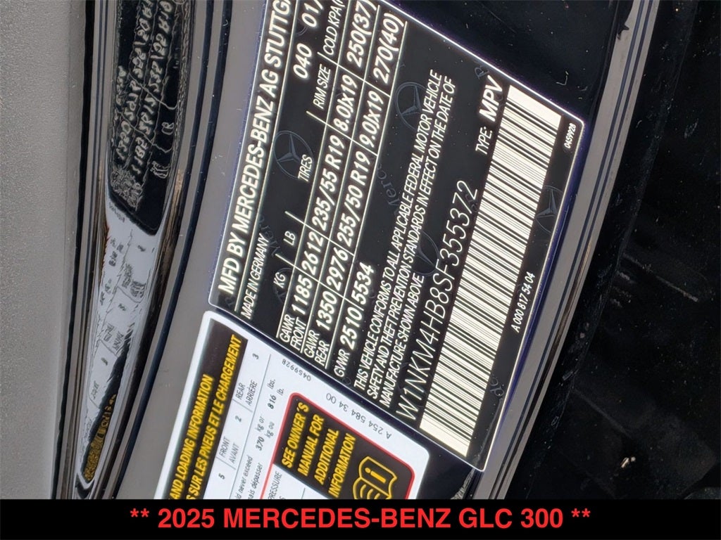 2025 Mercedes-Benz GLC GLC 300 4MATIC®