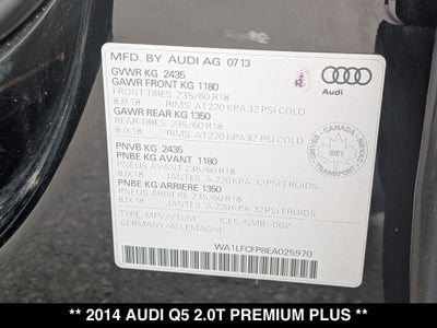 2014 Audi Q5 2.0T Premium Plus quattro