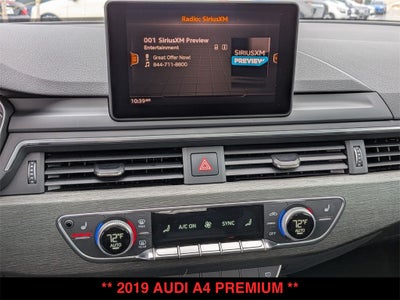 2019 Audi A4 2.0T Premium quattro