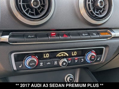 2017 Audi A3 2.0T Premium Plus quattro
