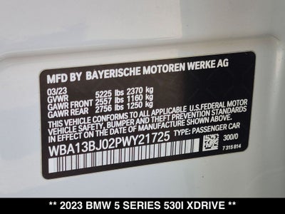 2023 BMW 530i xDrive 530i xDrive