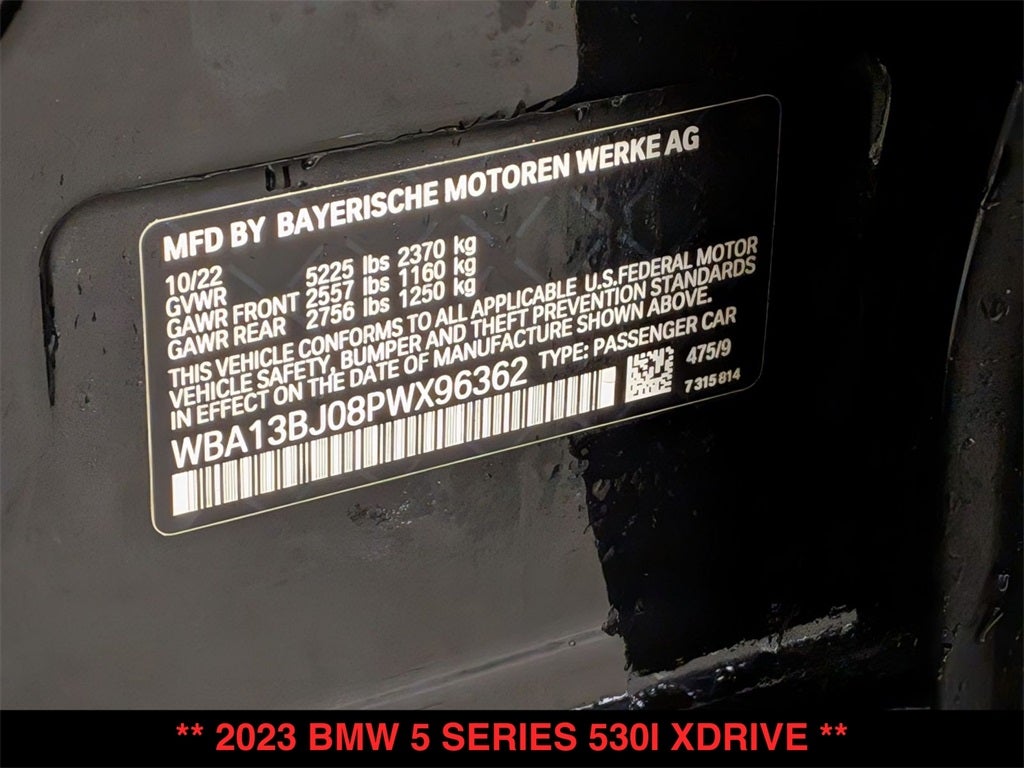 2023 BMW 530i xDrive 530i xDrive