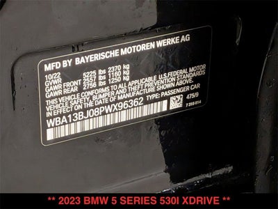 2023 BMW 530i xDrive 530i xDrive