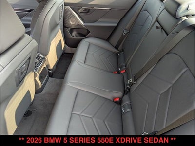 2026 BMW 550e 550e xDrive