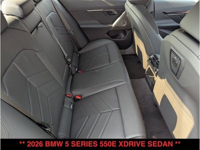 2026 BMW 550e 550e xDrive