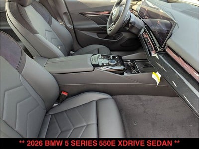2026 BMW 550e 550e xDrive