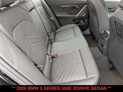 2026 BMW 550e 550e xDrive