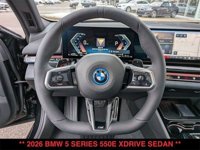 2026 BMW 550e 550e xDrive