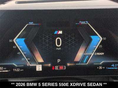 2026 BMW 550e 550e xDrive