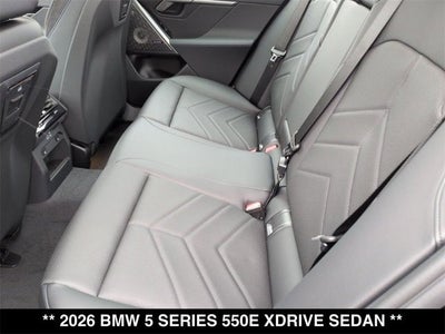 2026 BMW 550e 550e xDrive