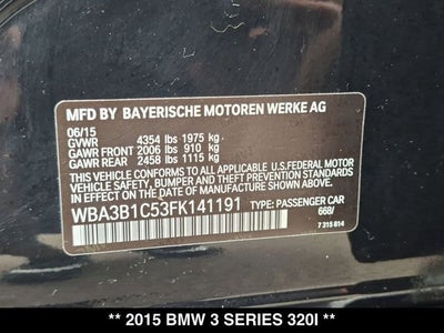 2015 BMW 320i 320i