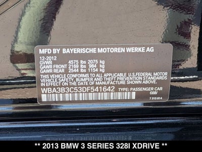 2013 BMW 3 Series 328i xDrive