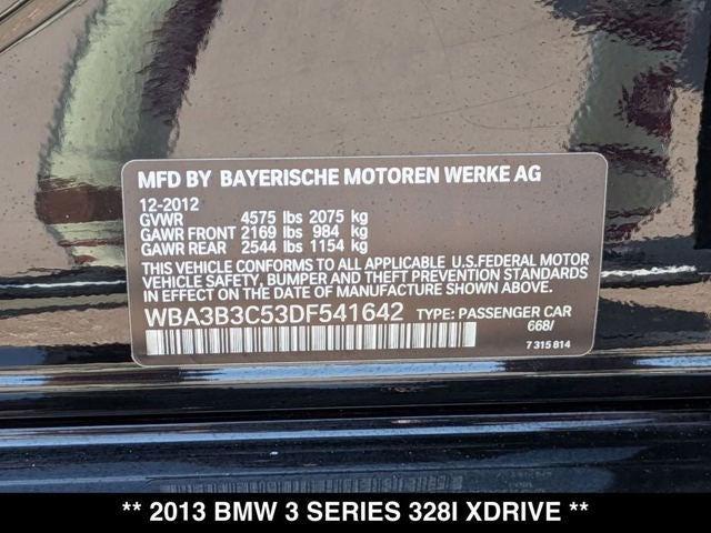 2013 BMW 3 Series 328i xDrive