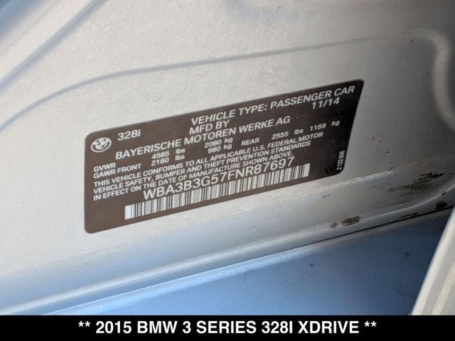 2015 BMW 3 Series 328i xDrive
