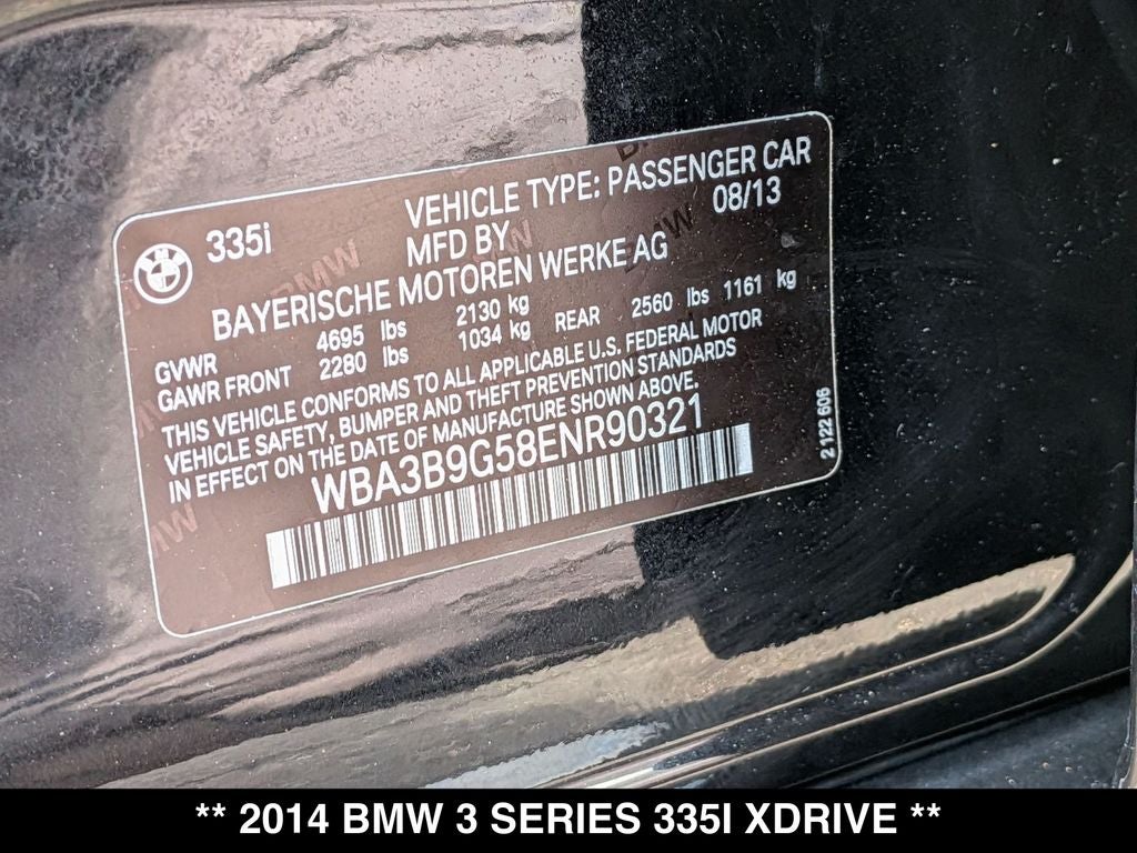 2014 BMW 3 Series 335i xDrive