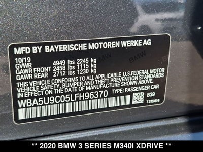 2020 BMW 340i M340i xDrive