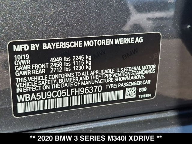 2020 BMW 340i M340i xDrive