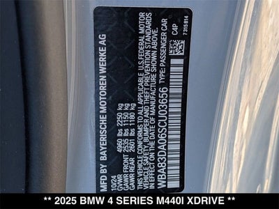 2025 BMW 440i M440i xDrive