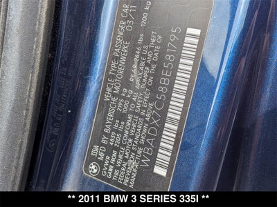 2011 BMW 3 Series 335i