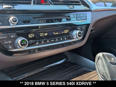 2018 BMW 5 Series 540i xDrive Sport