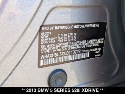 2013 BMW 5 Series 528i xDrive