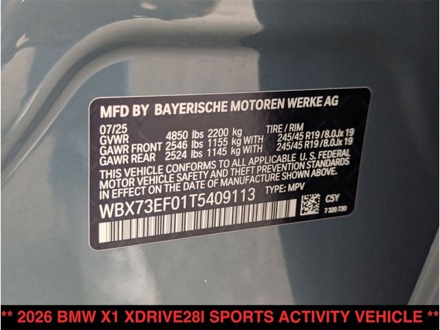 2026 BMW X1 xDrive28i