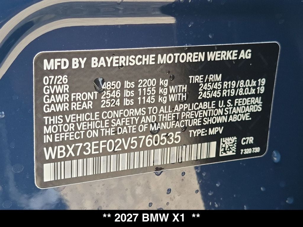 2027 BMW X1 xDrive28i