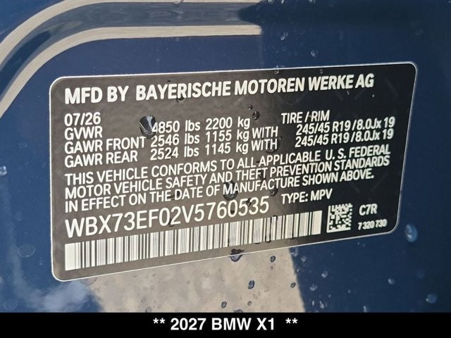 2027 BMW X1 xDrive28i