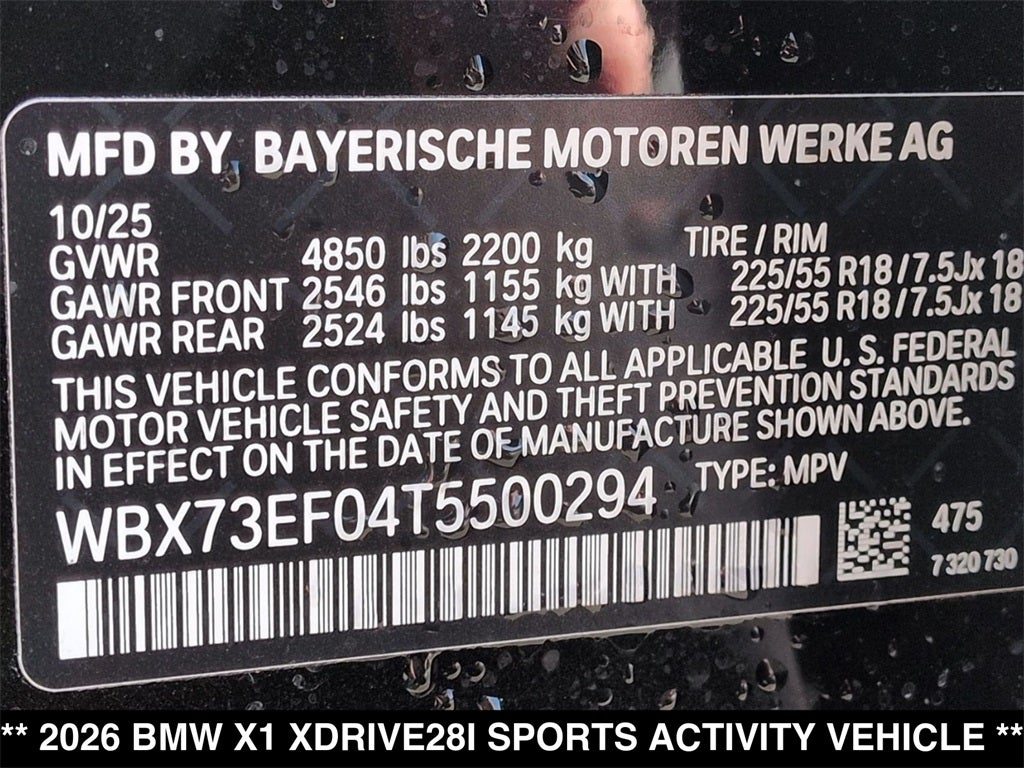 2026 BMW X1 xDrive28i