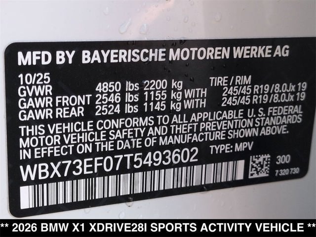 2026 BMW X1 xDrive28i