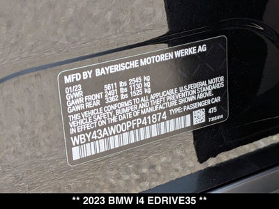 2023 BMW i4 eDrive35 eDrive35