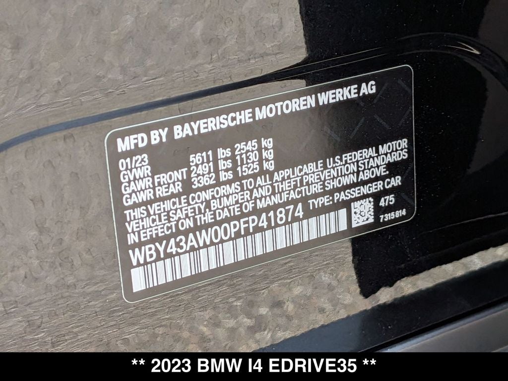 2023 BMW i4 eDrive35 eDrive35