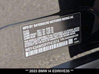 2023 BMW i4 eDrive35 eDrive35