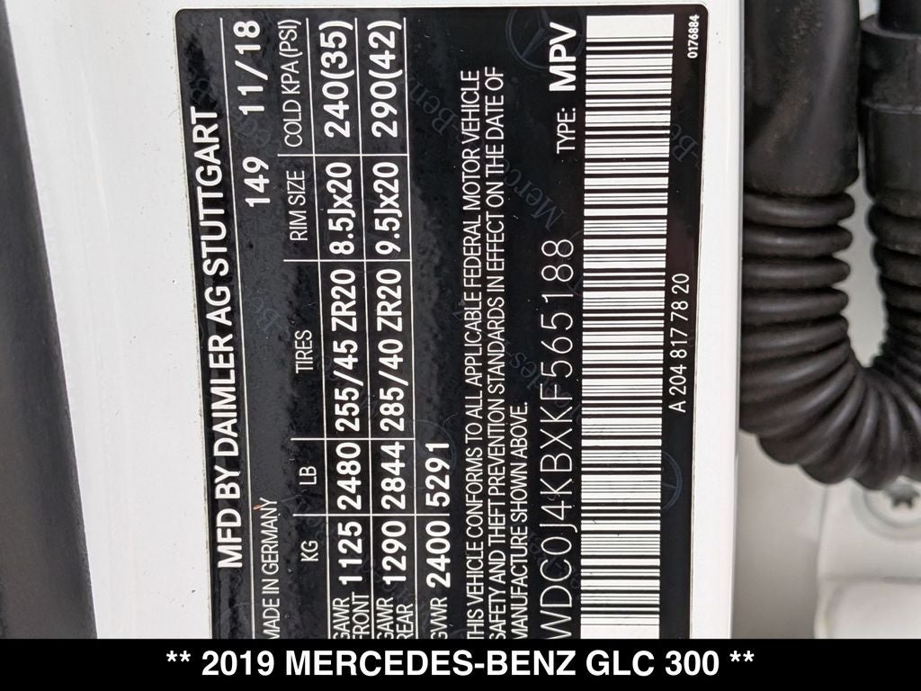 2019 Mercedes-Benz GLC GLC 300 Coupe 4MATIC®