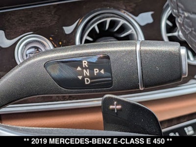 2019 Mercedes-Benz E-Class E 450 4MATIC®