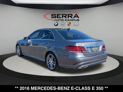 2016 Mercedes-Benz E-Class E 350 4MATIC®