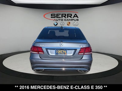 2016 Mercedes-Benz E-Class E 350 4MATIC®